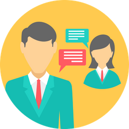 Business Conversation  Icon