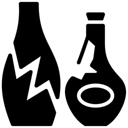 Glasflaschen  Symbol