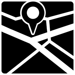 Abstrakte Karte  Symbol