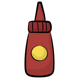 Botella De Ketchup Salsa De Tomate Pasta De Tomate Icono
