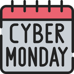 Datum des Cyber Monday  Symbol