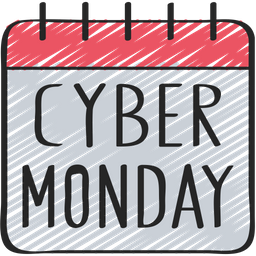 Datum des Cyber Monday  Symbol