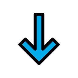 Down Arrow  Icon