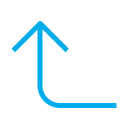 Links nach oben  Symbol