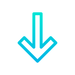 Down Arrow  Icon