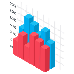 Gráfico de barras  Ícone