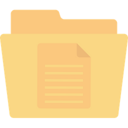 Paper Folder Documents Folder Icon