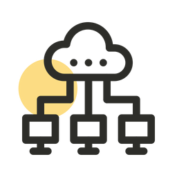 Cloud Networking  Icon