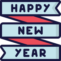 New Year Banner  Icon