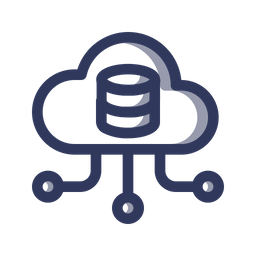 Cloud-Datenbank  Symbol