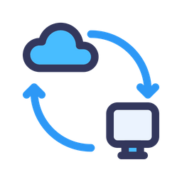 Cloud Synchronization  Icon