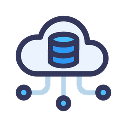 Cloud Database  Icon