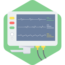 Medizinischer Monitor  Symbol