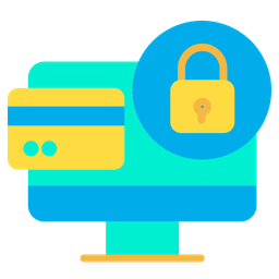 Lock Online Payment  Icon