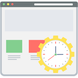 Tempo de carregamento da página  Ícone