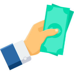 Cash In Hand  Icon