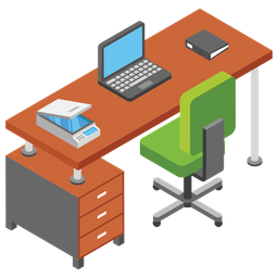 Computer Desk  Icon