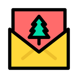 Christmas Card  Icon