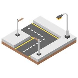 도시 도로  아이콘