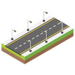 도시 도로  아이콘
