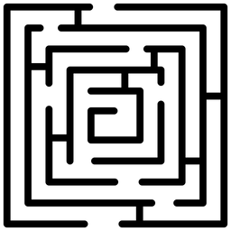 Klassisches Labyrinth  Symbol