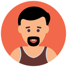 Bearded Man  Icon