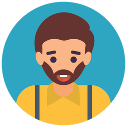 Bearded Man  Icon