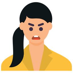 Angry Woman  Icon