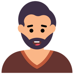 Bearded Man  Icon