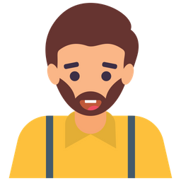 Bearded Man  Icon