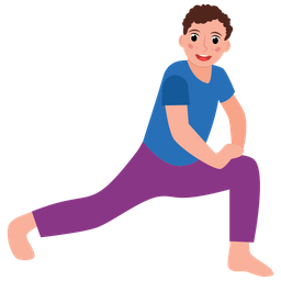 Pierna Doblada Postura De Yoga Figura Flexible Icono