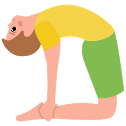 Postura De Arco Postura De Yoga Figura Flexible Icono