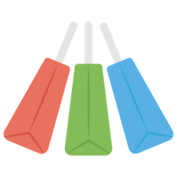 Plenty Of Shopping Shopping Bag Grocery Bag Icon
