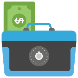 Cash Box Cash Container Savings Icon