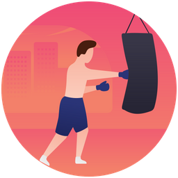 Boxe  Icône