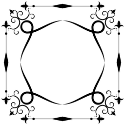 Blütenmonogramm  Symbol