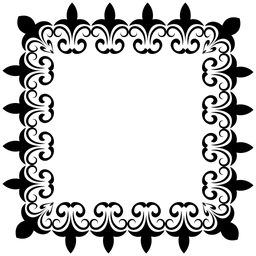 Gesticktes Monogramm  Symbol