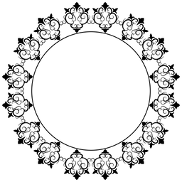 Antiker Rahmen  Symbol