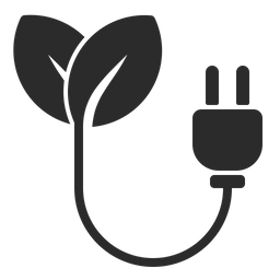 Grüne Energie  Symbol