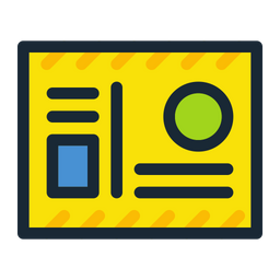 Post Card  Icon