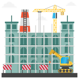 Commercial Construction  Icon