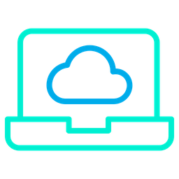 Cloud  Laptop  Icon