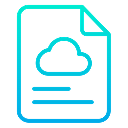 Documents Cloud  Icon