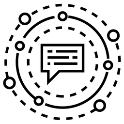 Kommunikationsnetzwerk  Symbol