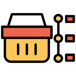 Korb-Zeitleiste  Symbol