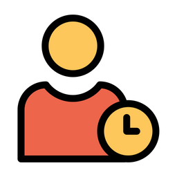 User Timing Profile Timing Male Profile Icon