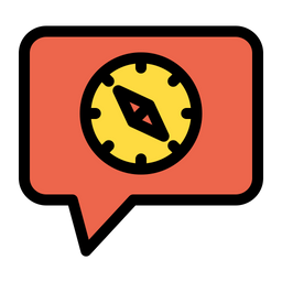 Chat Compass  Icon