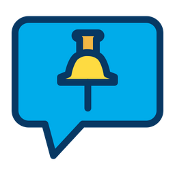 Chat Pin  Icon