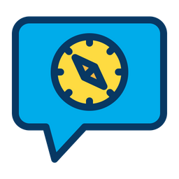 Chat Compass  Icon