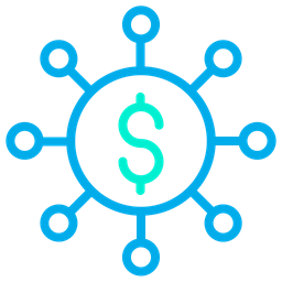 Dólar de financiamento coletivo  Ícone